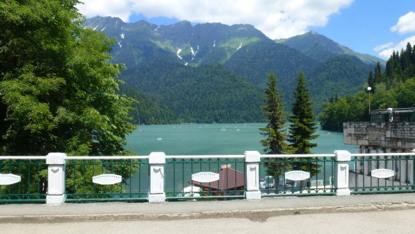 Озеро Рица Абхазия смотровая площадка