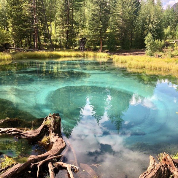 Голубое озеро Алтая (Гейзерное озеро)