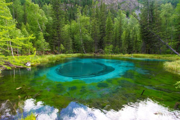 Горный Алтай гейзерево озеро