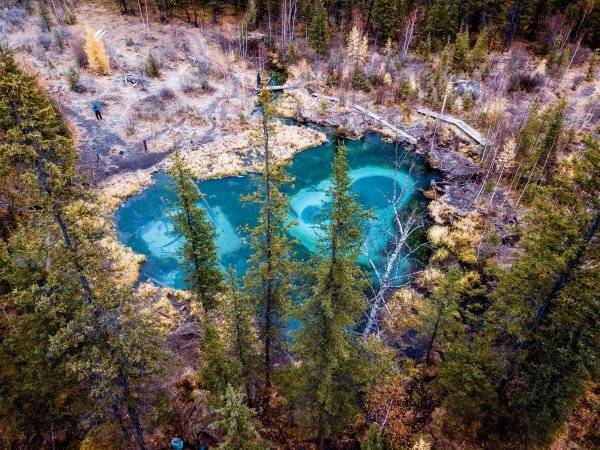 Гейзеровое озеро горный Алтай