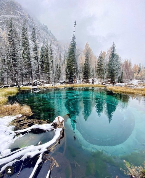 Гейзеровое озеро горный Алтай Акташ