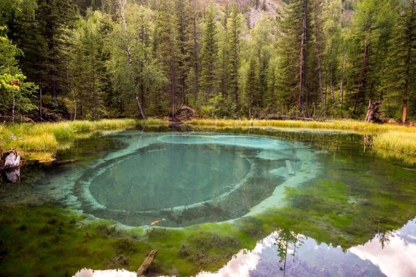 Гейзеровое озеро горный Алтай