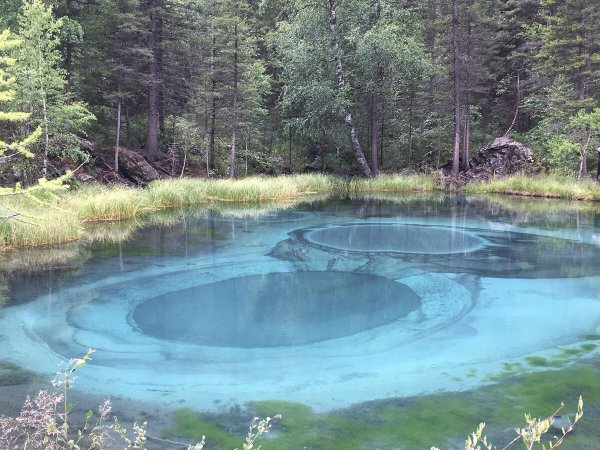 Гейзеровое озеро горный Алтай Акташ