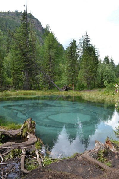 Гейзеровое озеро горный Алтай