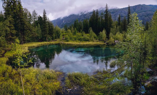 Чуйский тракт Гейзерное озеро