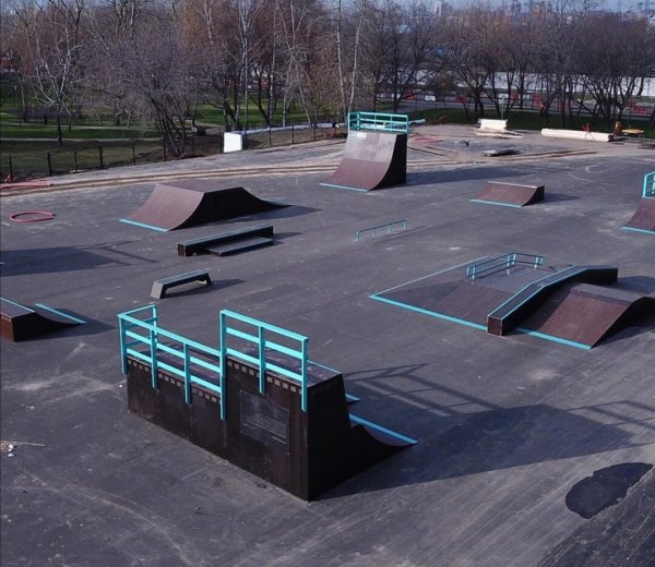 Скейт парк в Капотне Москва