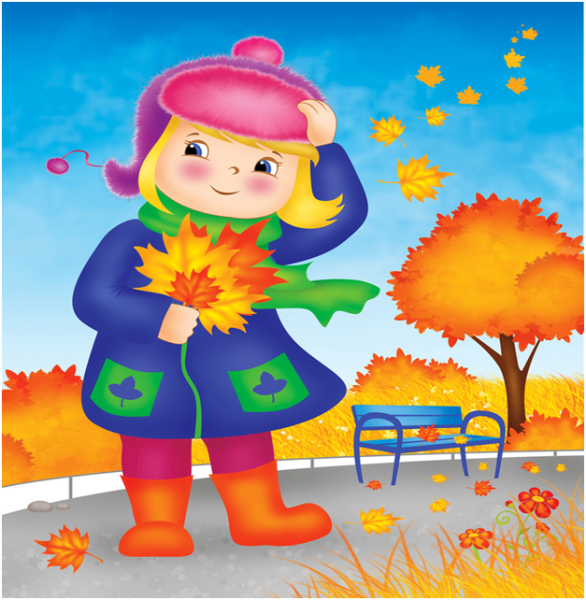 Дети одетые по временам года