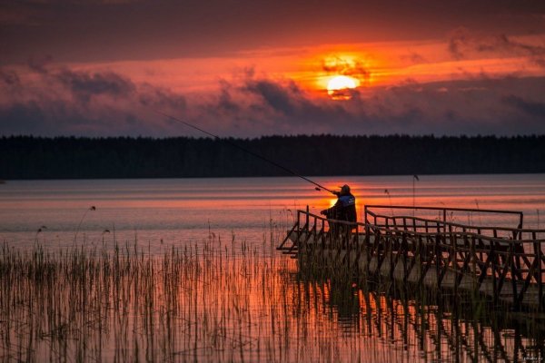 Браславские озера закат