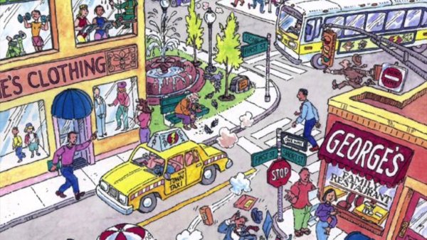 Город картинка для описания