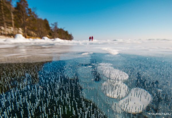 Метановые пузыри на Байкале