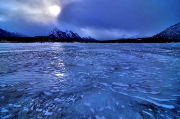 Мерзлое озеро Таймыр