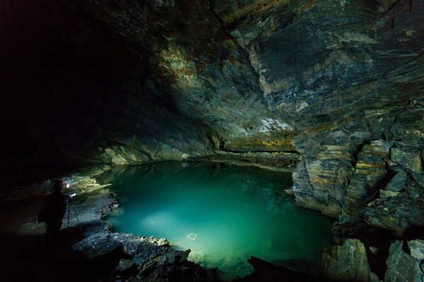 Кунгурская Ледяная пещера подземные озера