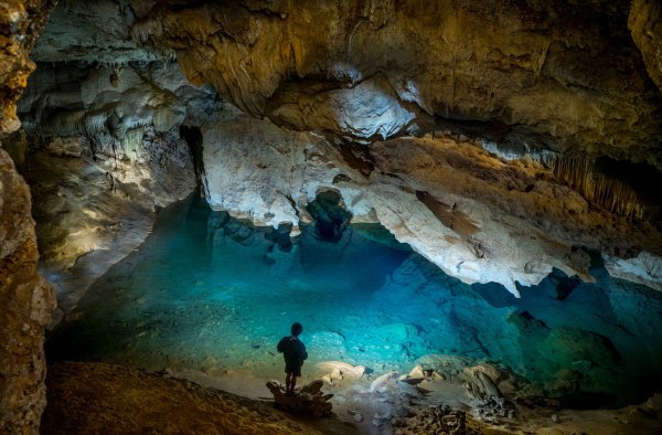 Коралловая пещера Морганс-Кейв Колумбия