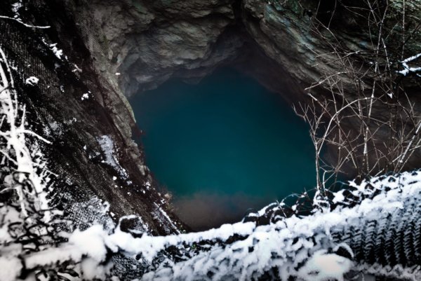 Пятигорск озеро провал зима без снега