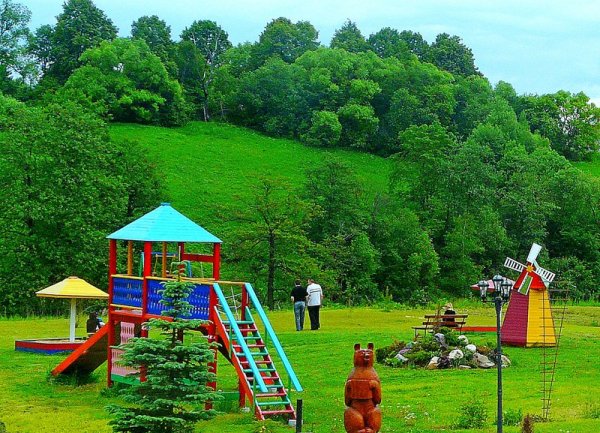 Парк Коломенское детские площадки