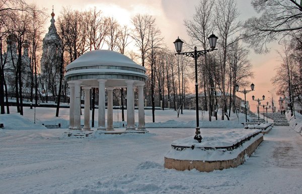 Райский сад Пермь зимой
