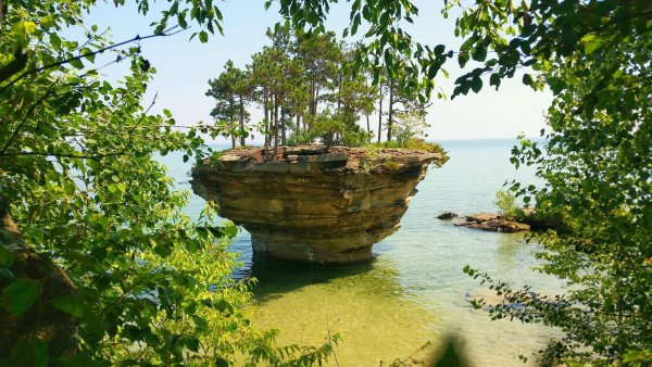 Остров на озере Гурон в Мичигане