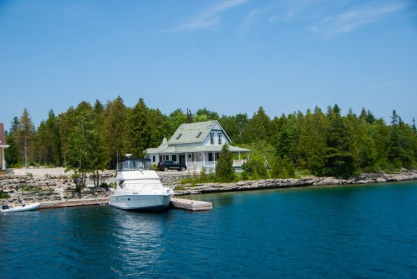 Озеро Гурон Мичиган Маяк