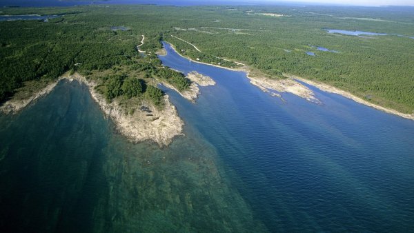 Озеро Гурон Мичиган