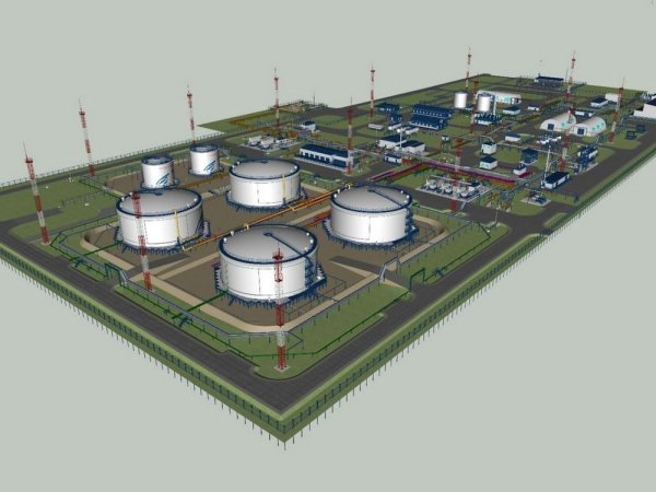 Резервуарный парк нефти