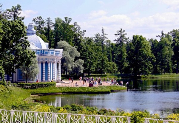 Английский парк Екатерининском парке царского села