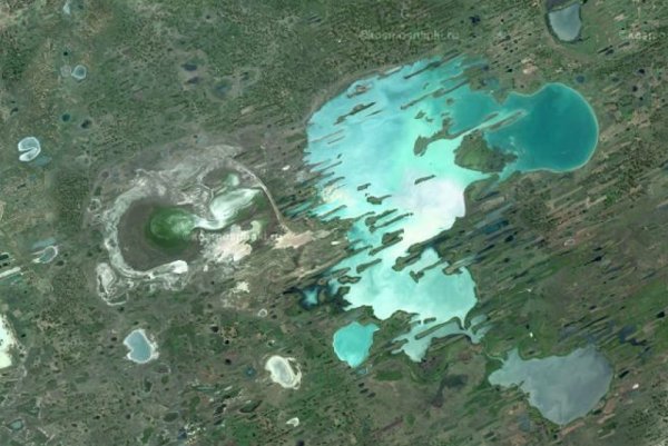 Соленое озеро Чаны