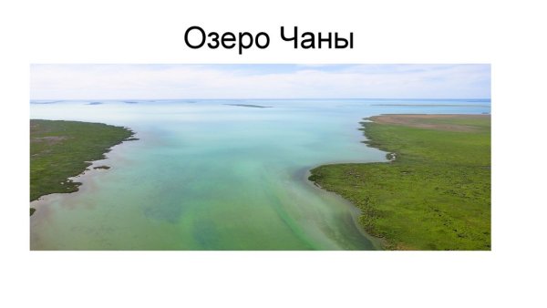 Солёное бессточное озеро Чаны;