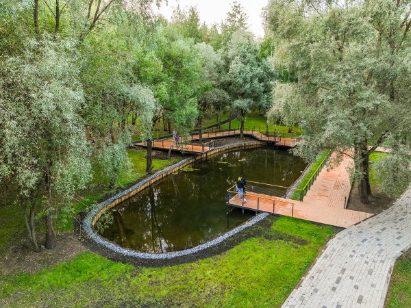 Центральный пруд парка Яуза