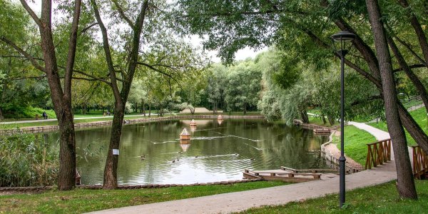 Яуза река парк Свиблово