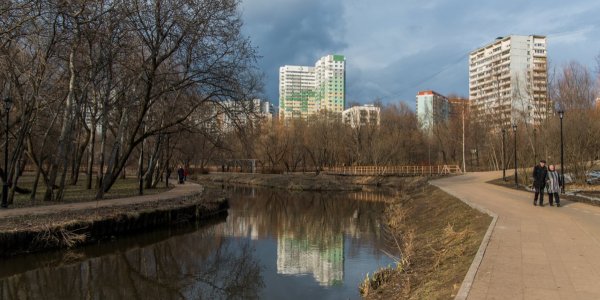 Яуза река парк Свиблово