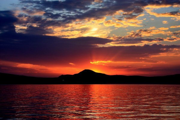 Озеро беле Хакасия