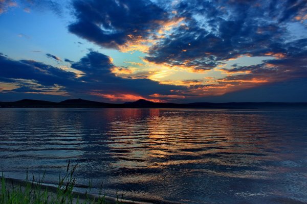 Хакасия Шира озеро закат