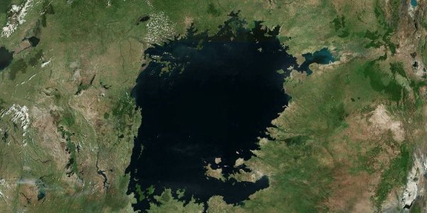 Озеро Танганьика космический снимок