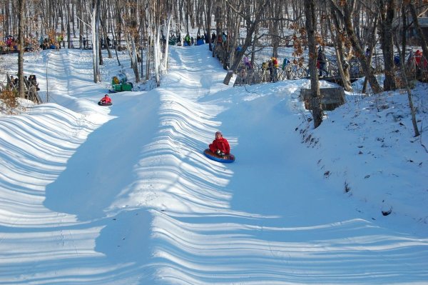 Штыковские пруды зимние горки