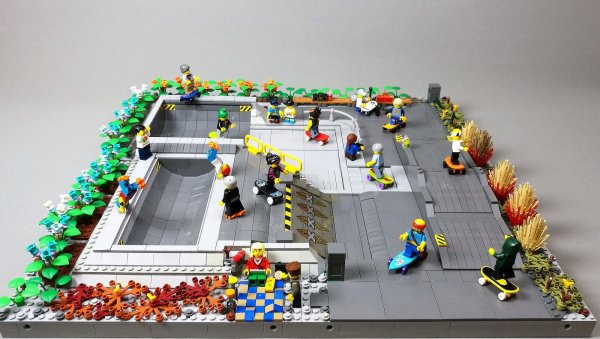 Лего Крейтор скейт парк