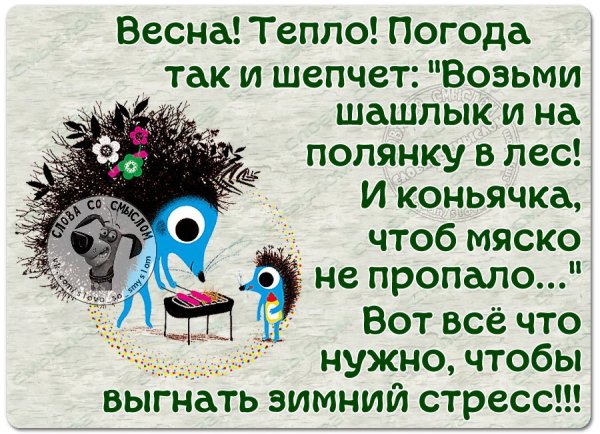 Погода так и шепчет шашлыки