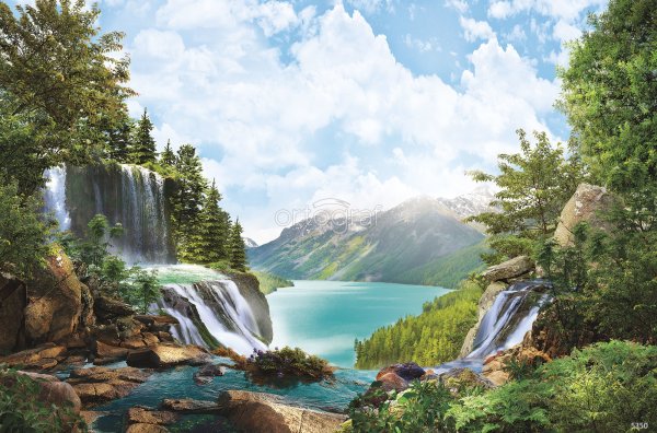 Paintboy горный водопад