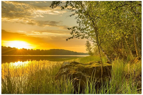 Солнце над озером