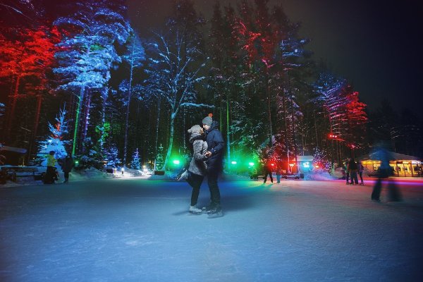 Каток в Охта парке Санкт-Петербург