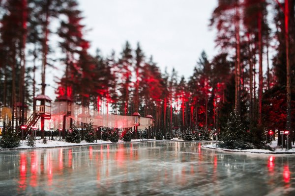 Охта-парк Санкт-Петербург каток