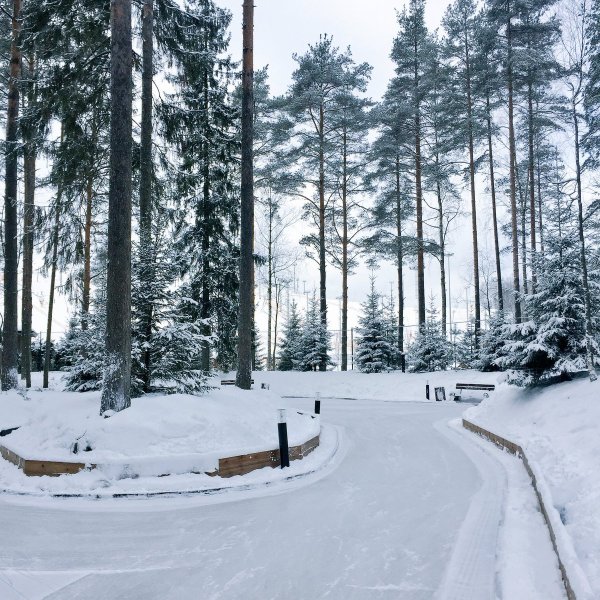 Охта парк каток