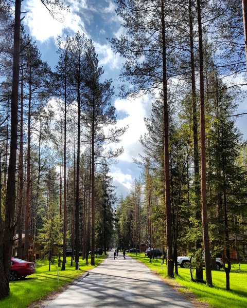 Охтинский парк СПБ