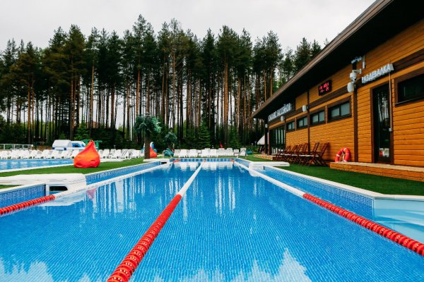 Охта-парк Санкт-Петербург открытый бассейн