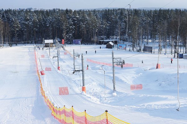 Охта парк лыжи