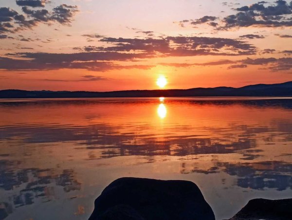 Озеро Тургояк летом