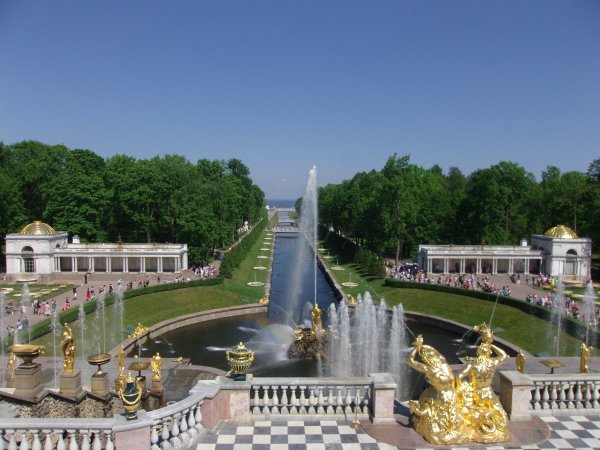 Петергоф фонтаны большой Петергофский дворец