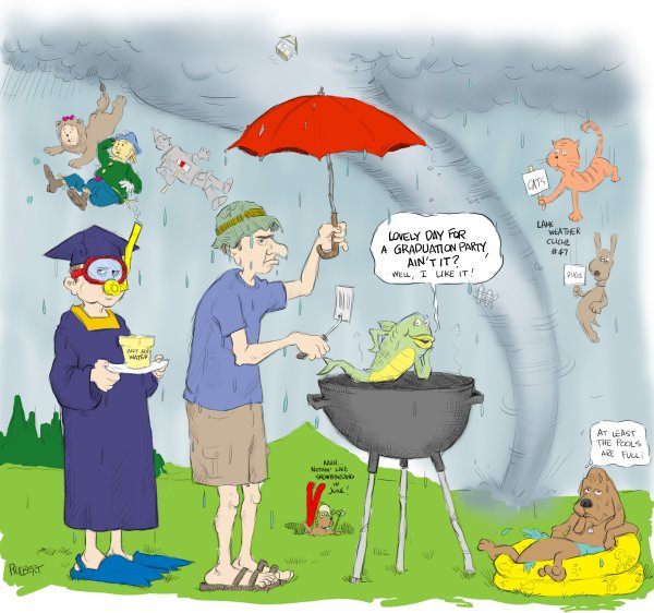 Дождь карикатура