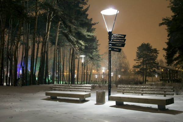 Воронеж парк Алые паруса Воронеж зима