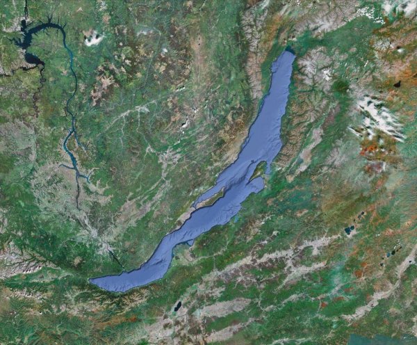 Озеро Байкал с космоса - 45 фото