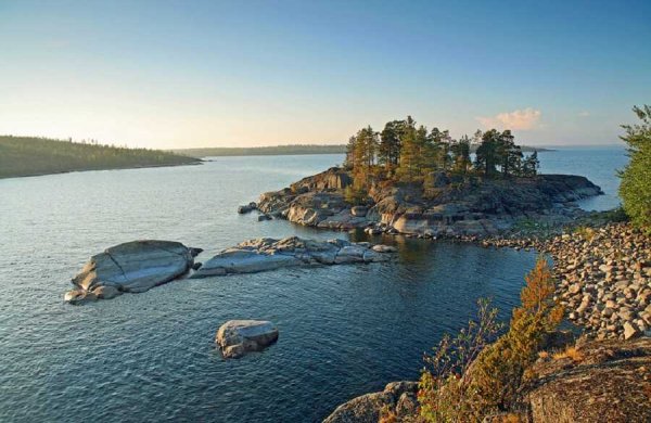 Ладога СПБ озеро шхеры